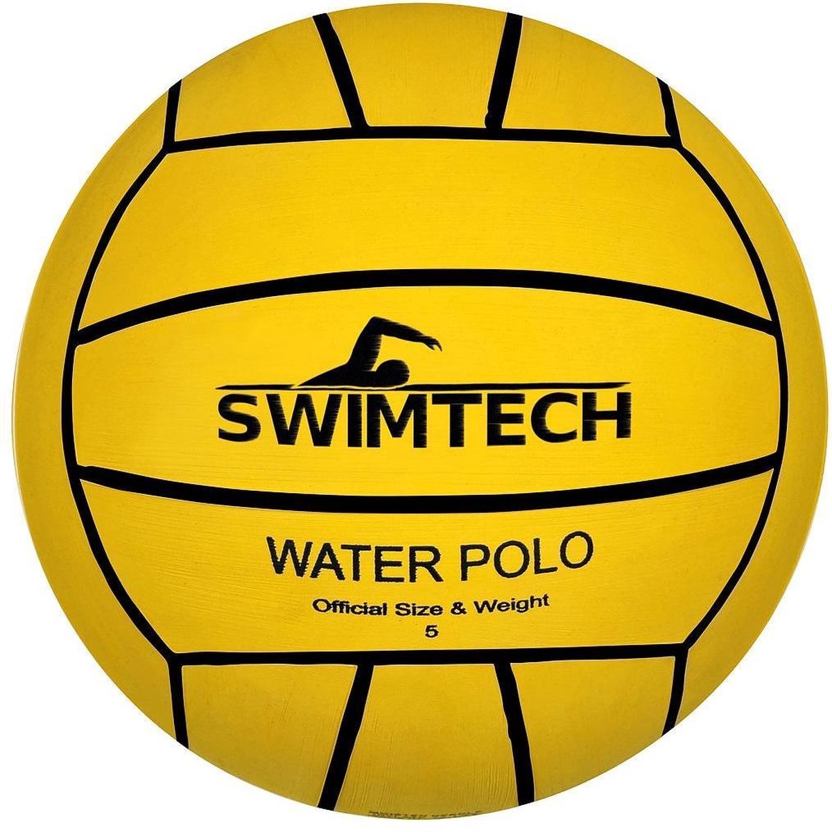 Swimtech Waterpolobal Size 5 Yellow