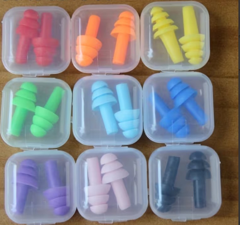 Ear Plugs 5 pairs random colours