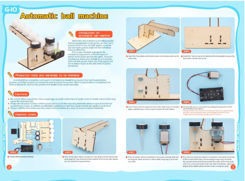 Ball Pitching Machine Wooden
