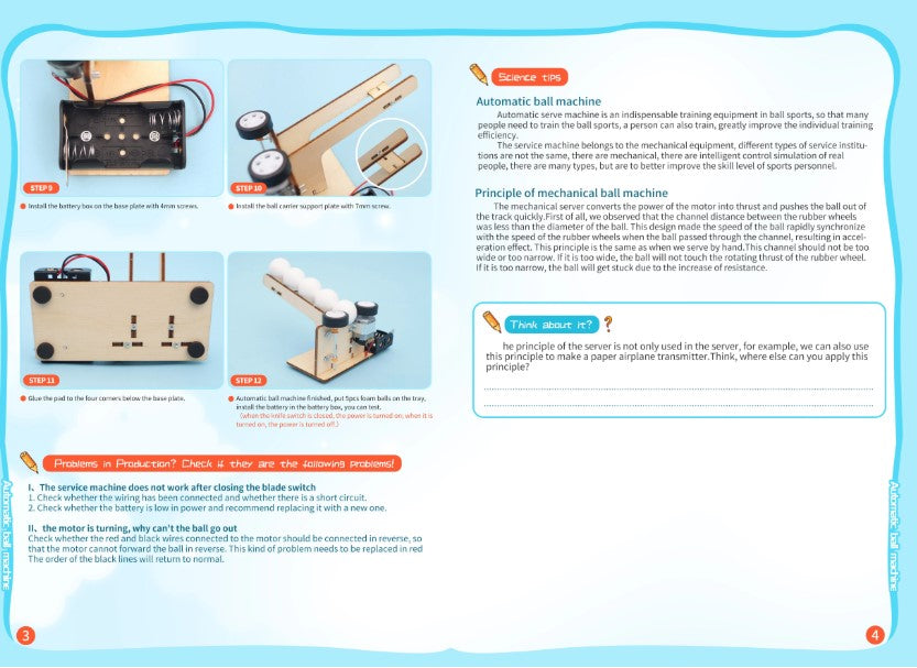 Ball Pitching Machine Wooden