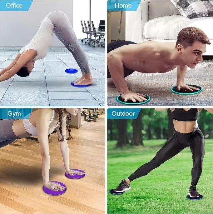 Fitness Sliders Blue