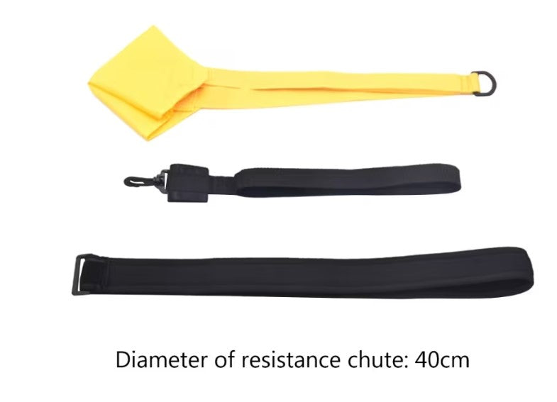 Swim Resistance Belt with Parachute