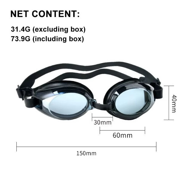 Anti Fog Swimming Googles Black