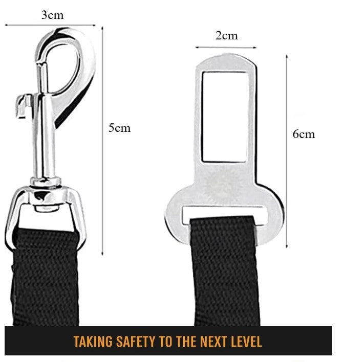 Adjustable Pet Seat Belt Pink