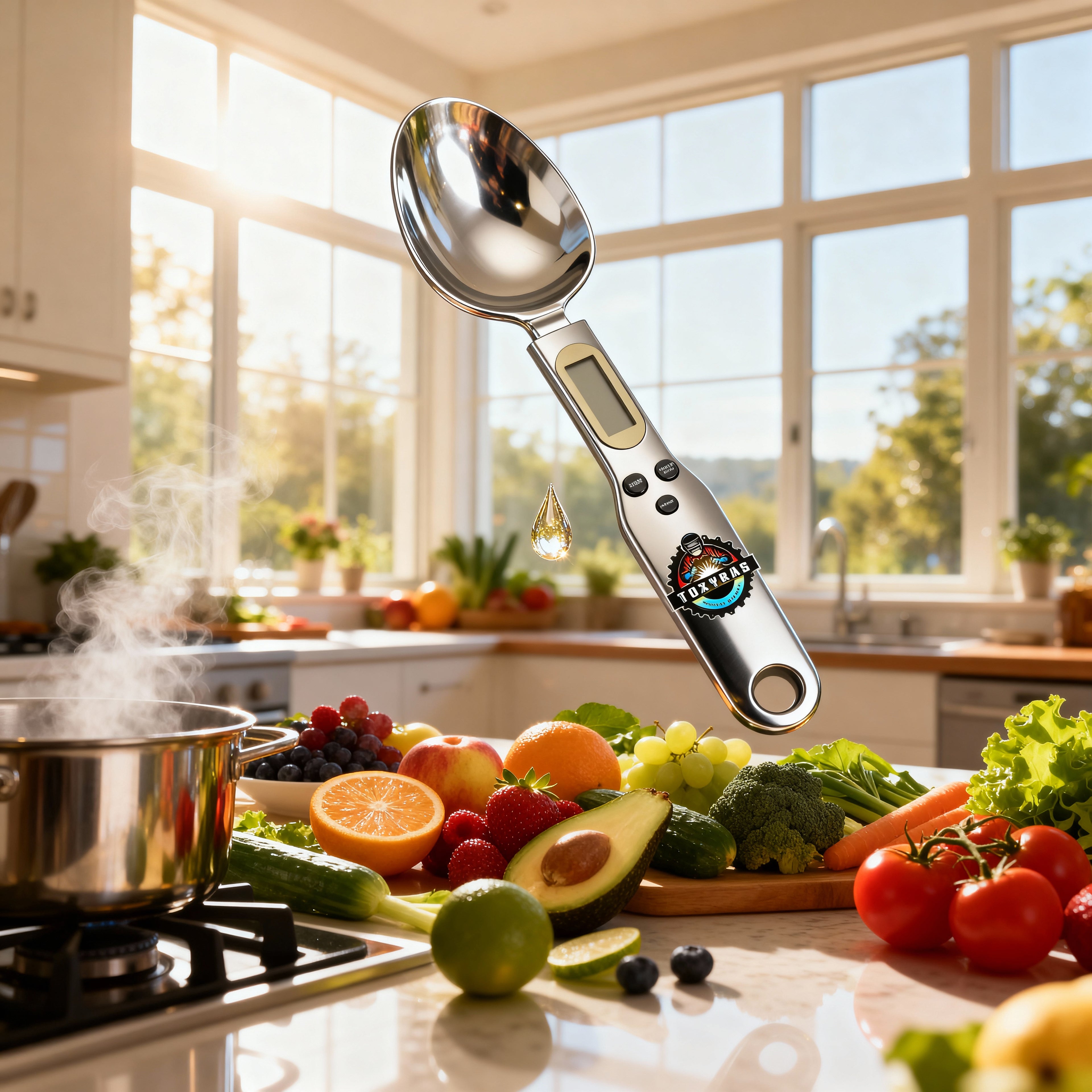 Weight Measure Spoon Black