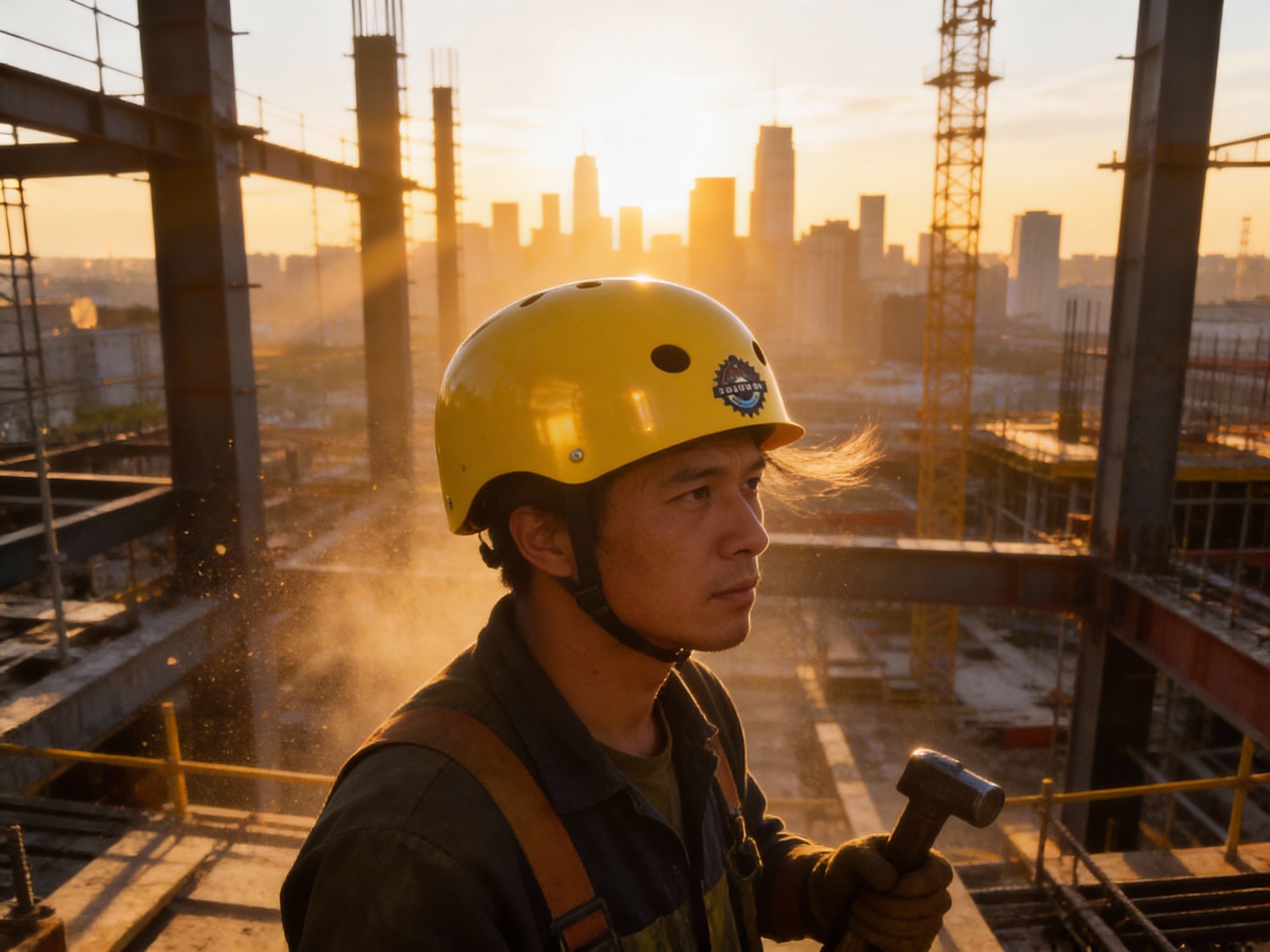 Helmet Large Size Yellow