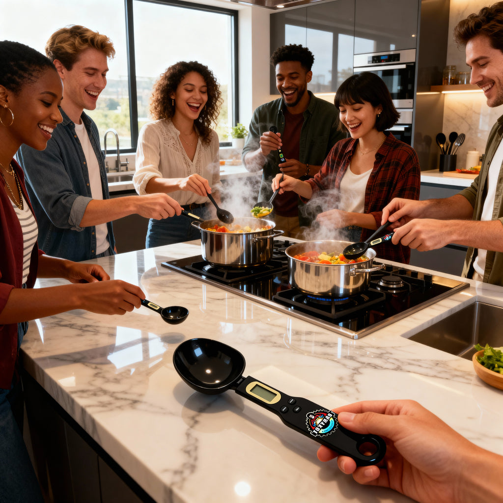 Weight Measure Spoon Black