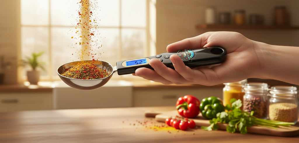 Weight Measure Spoon Black