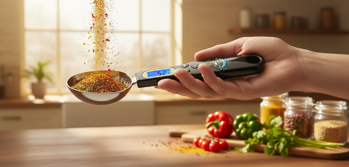 Weight Measure Spoon Black