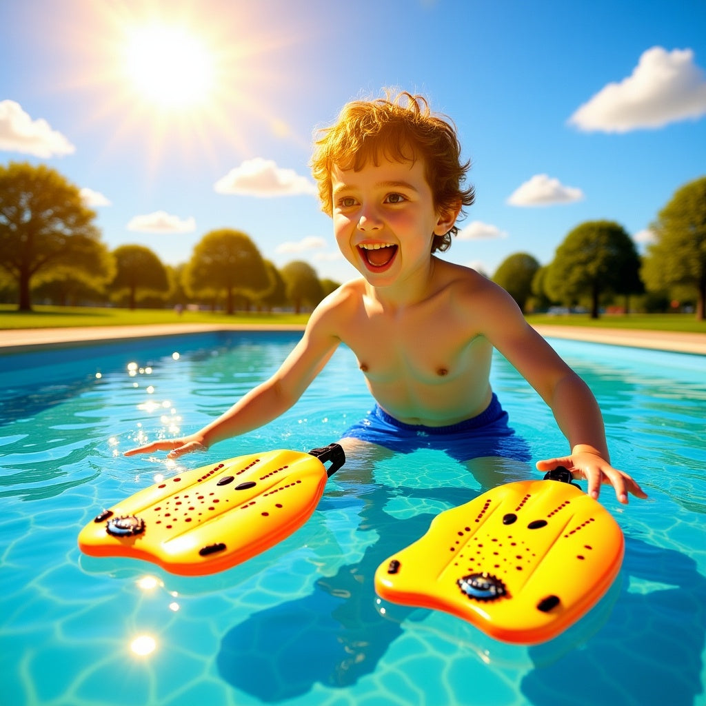 Swim Hand Paddle Orange