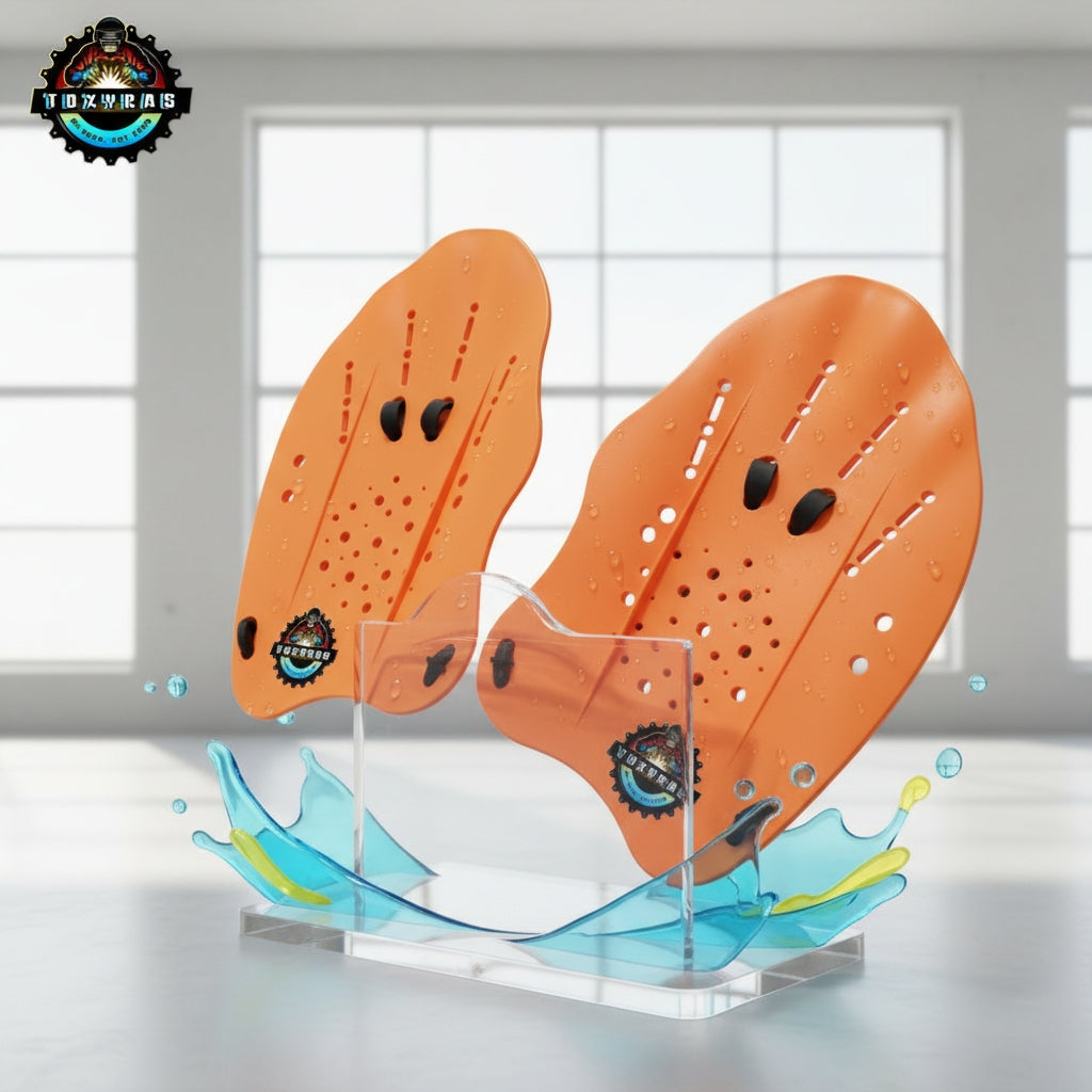 Swim Hand Paddle Orange