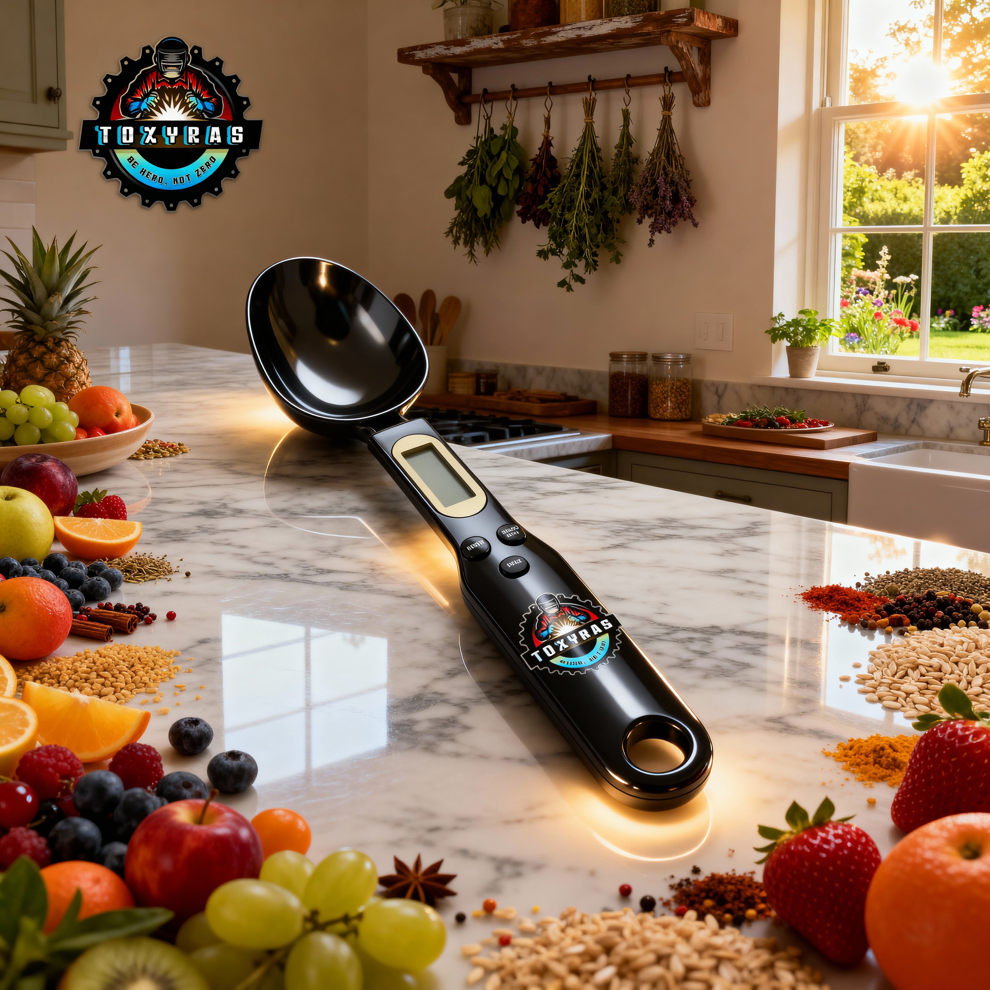 Weight Measure Spoon Black