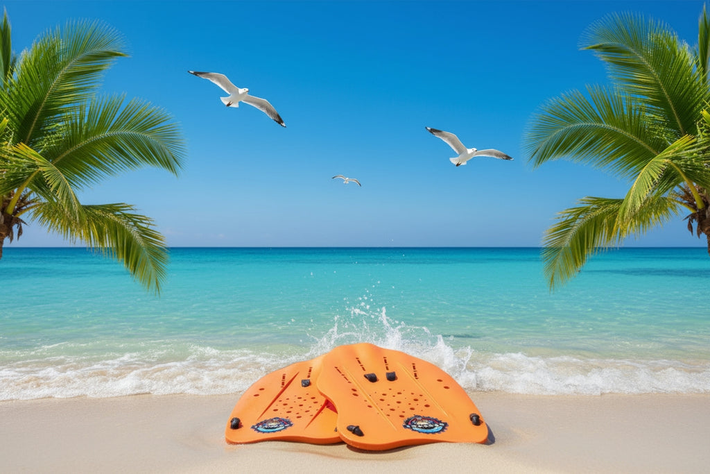 Swim Hand Paddle Orange