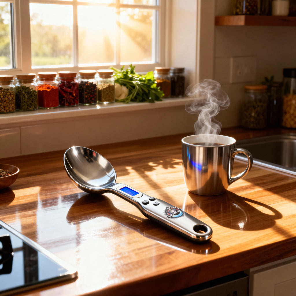 Weight Measure Spoon Black