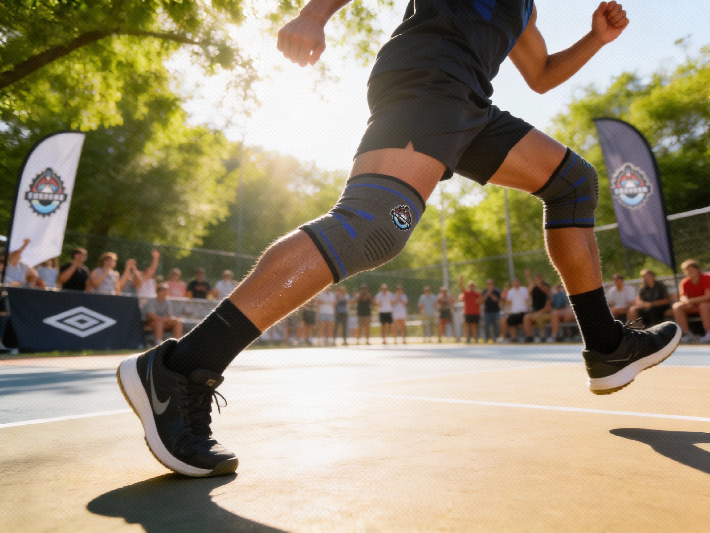 Knee Protector Black Blue