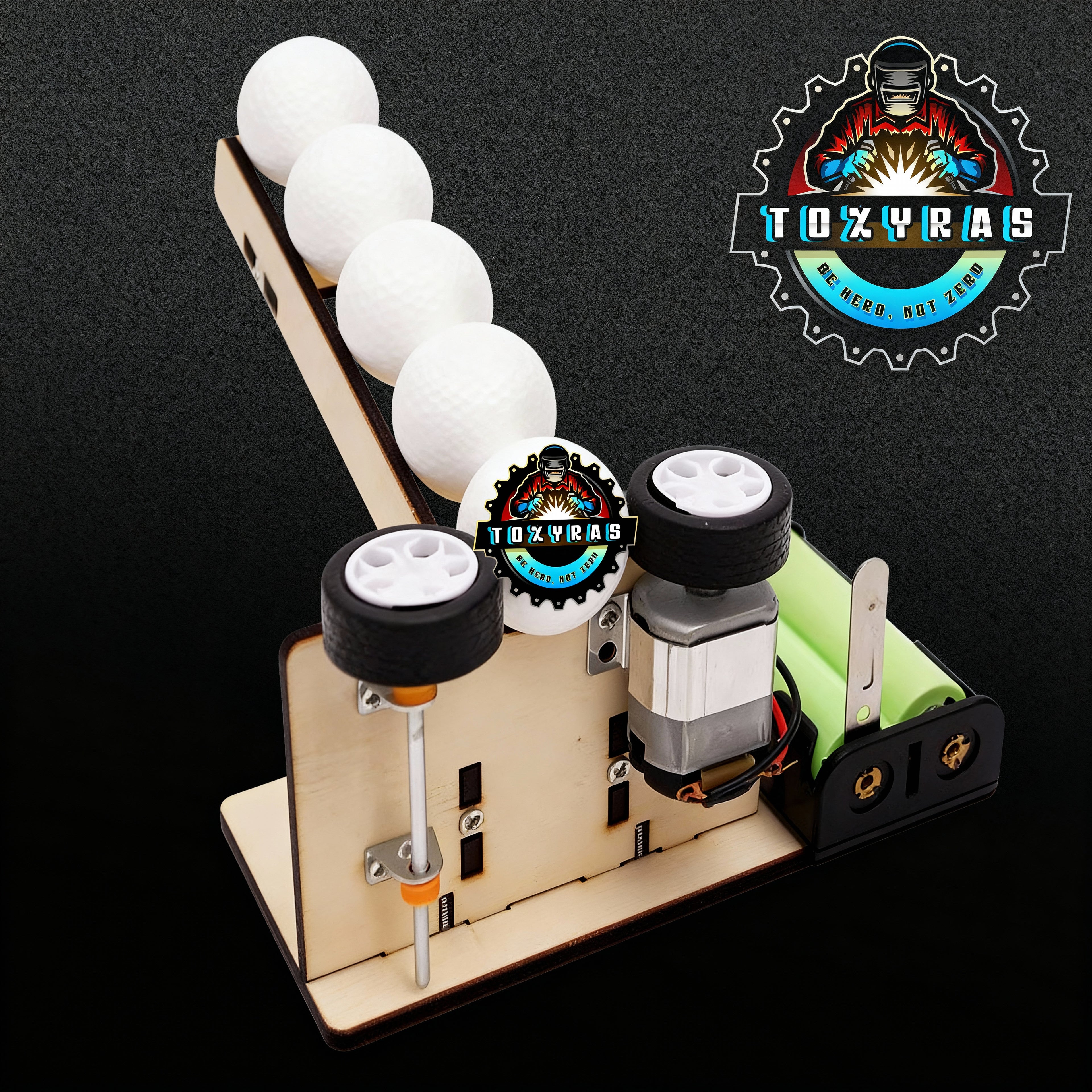 Ball Pitching Machine Wooden