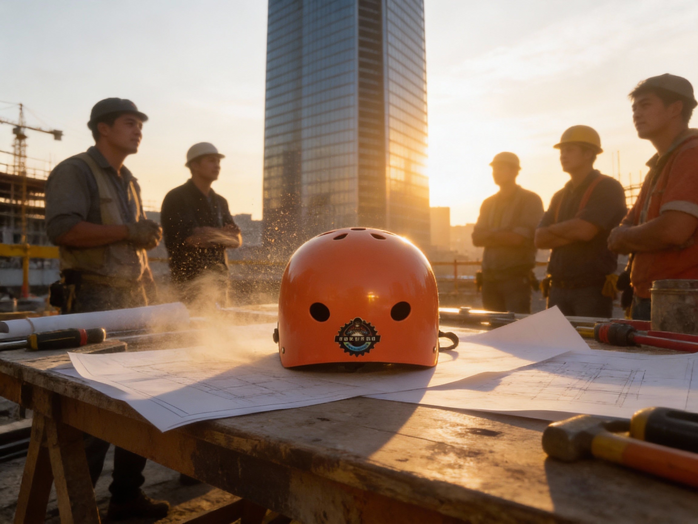 Helmet Large Size Orange