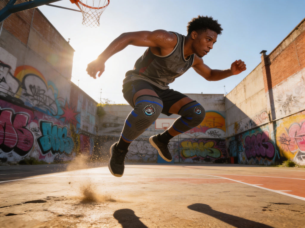 Knee Protector Black Blue