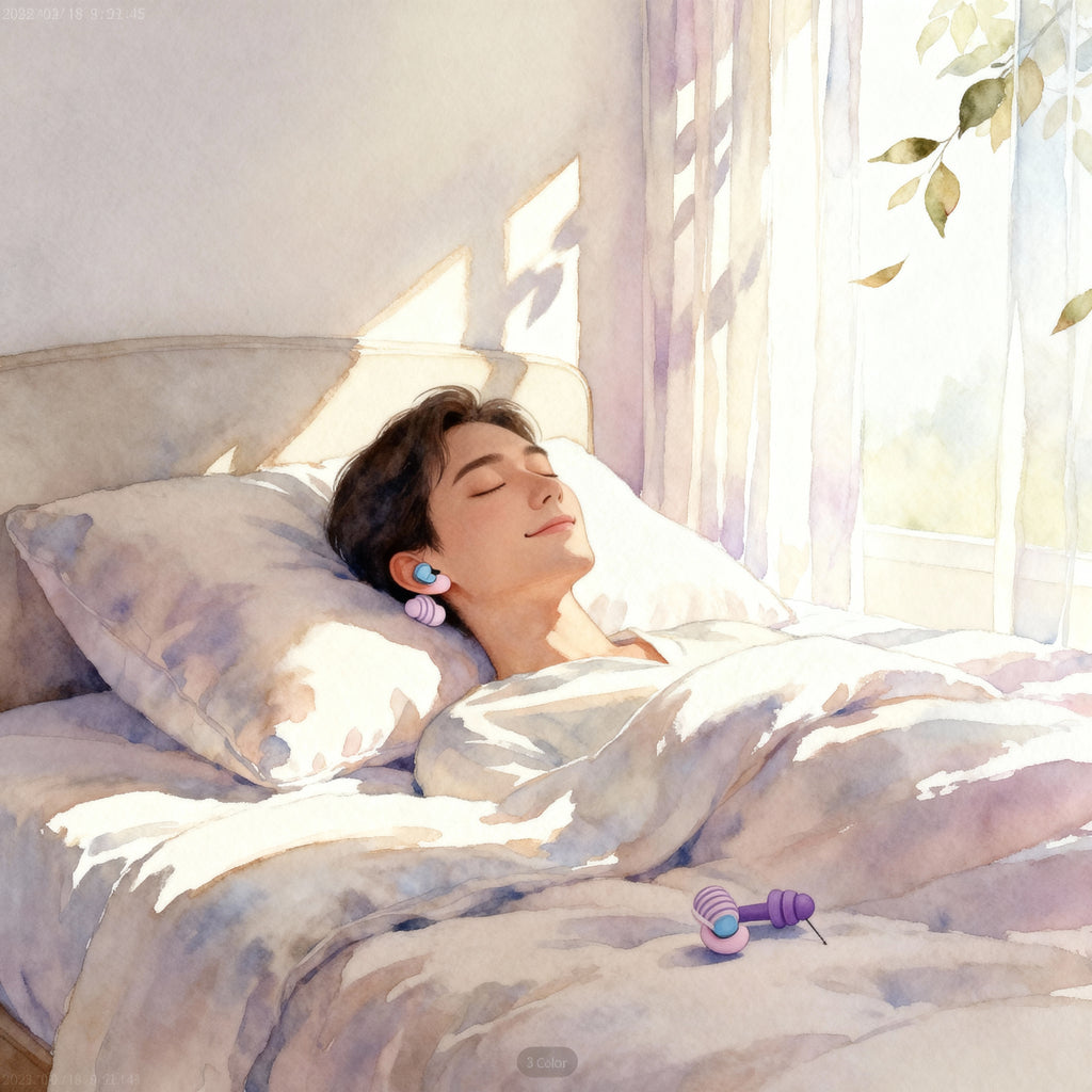 Ear Plugs 5 pairs random colours