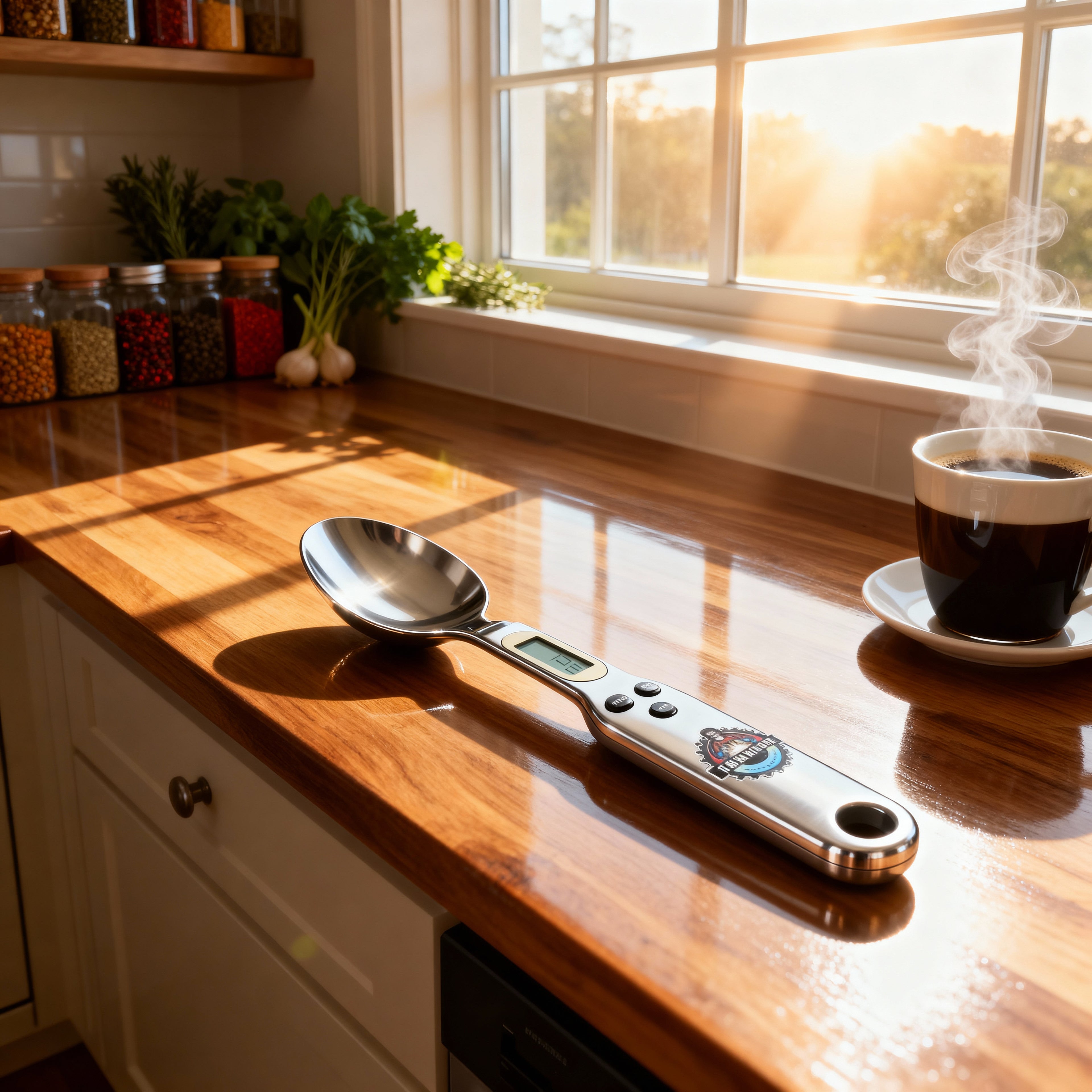 Weight Measure Spoon Black