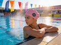 Pink Swimming Cap