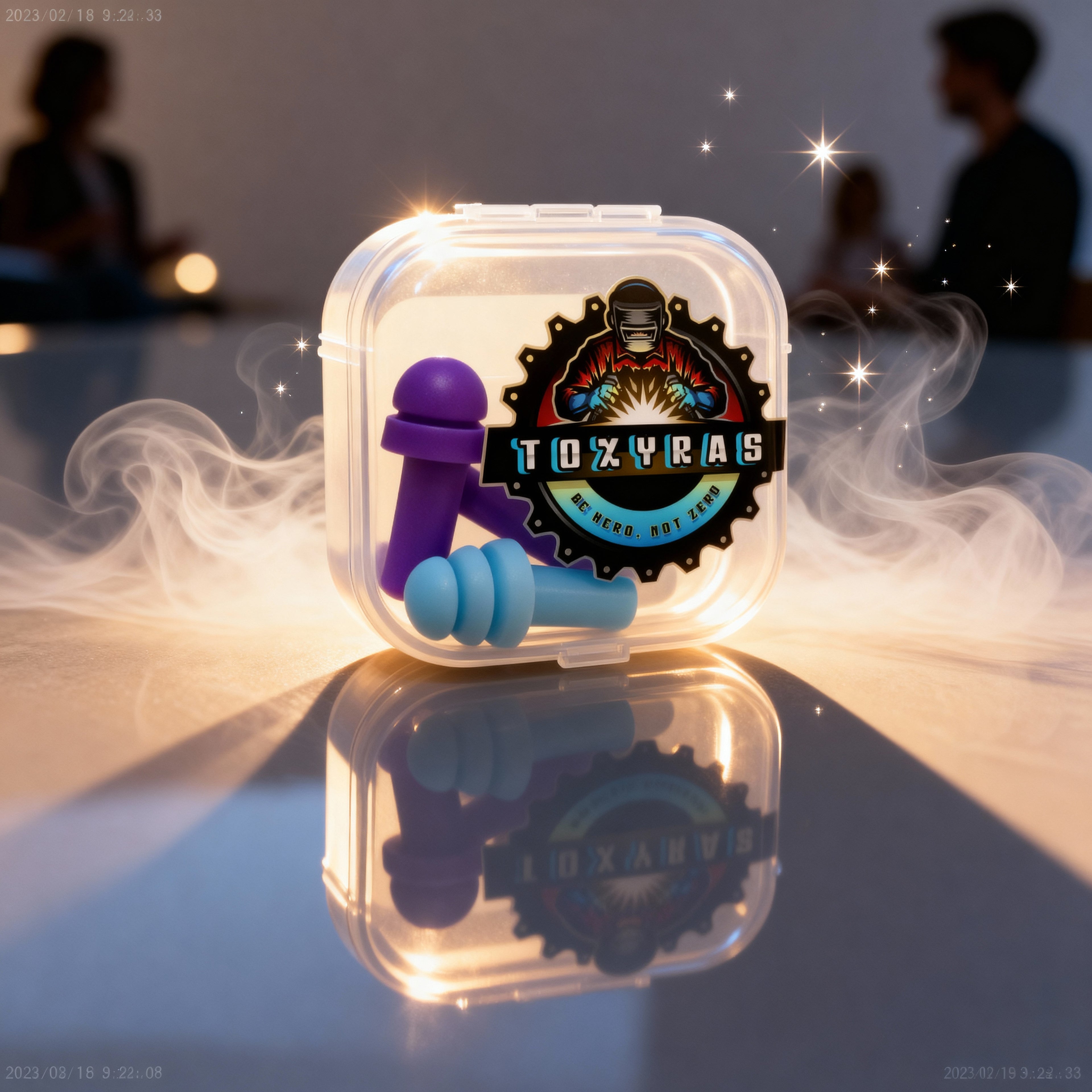 Ear Plugs 5 pairs random colours