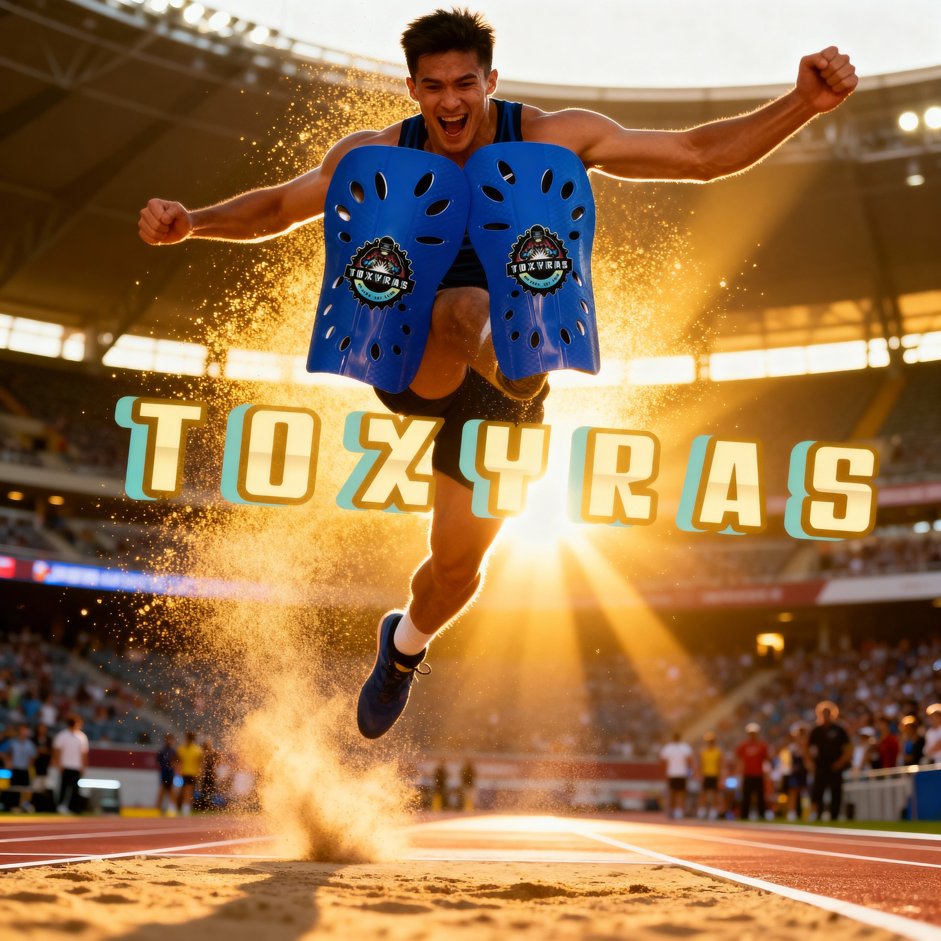 Football Shin Guards Blue