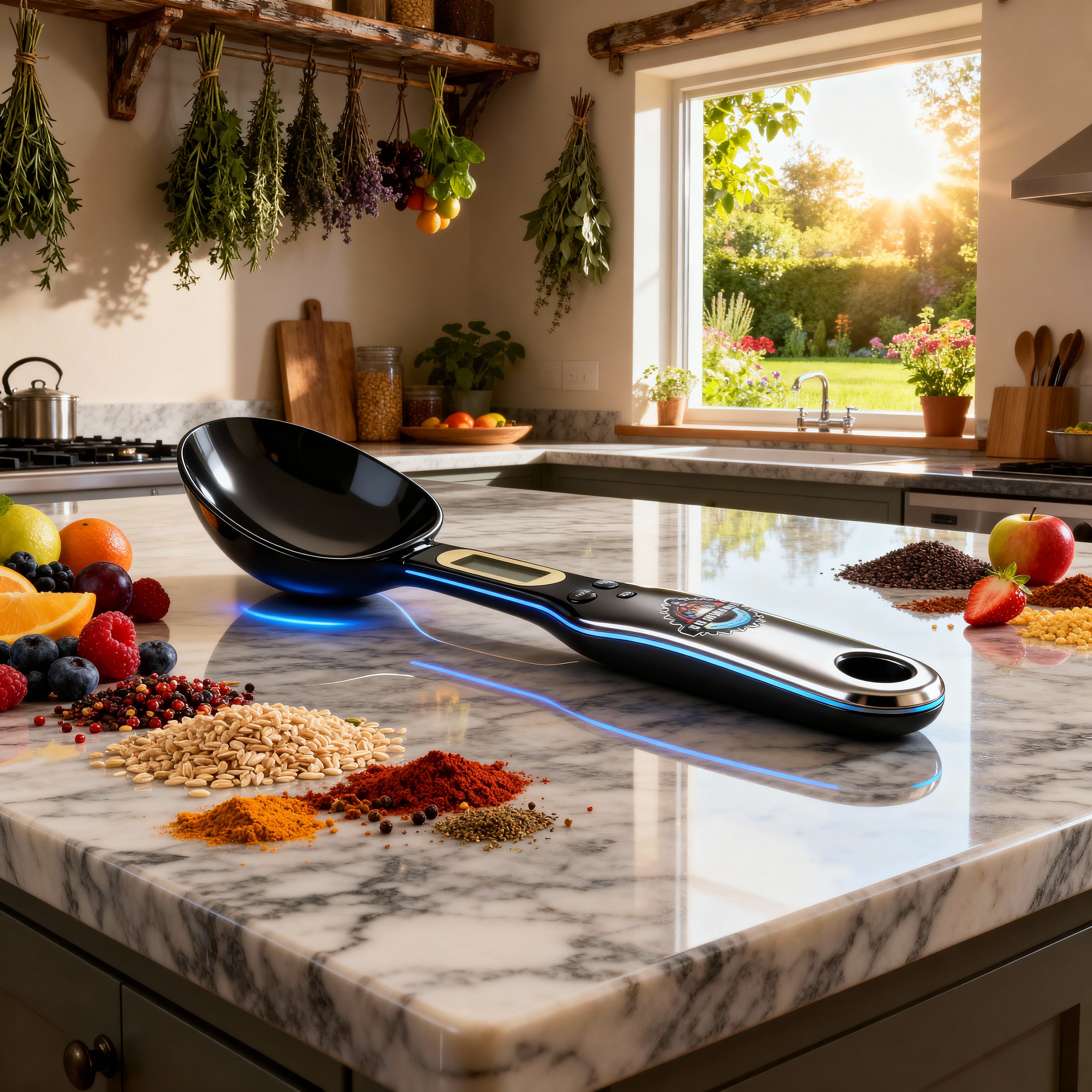 Weight Measure Spoon Black