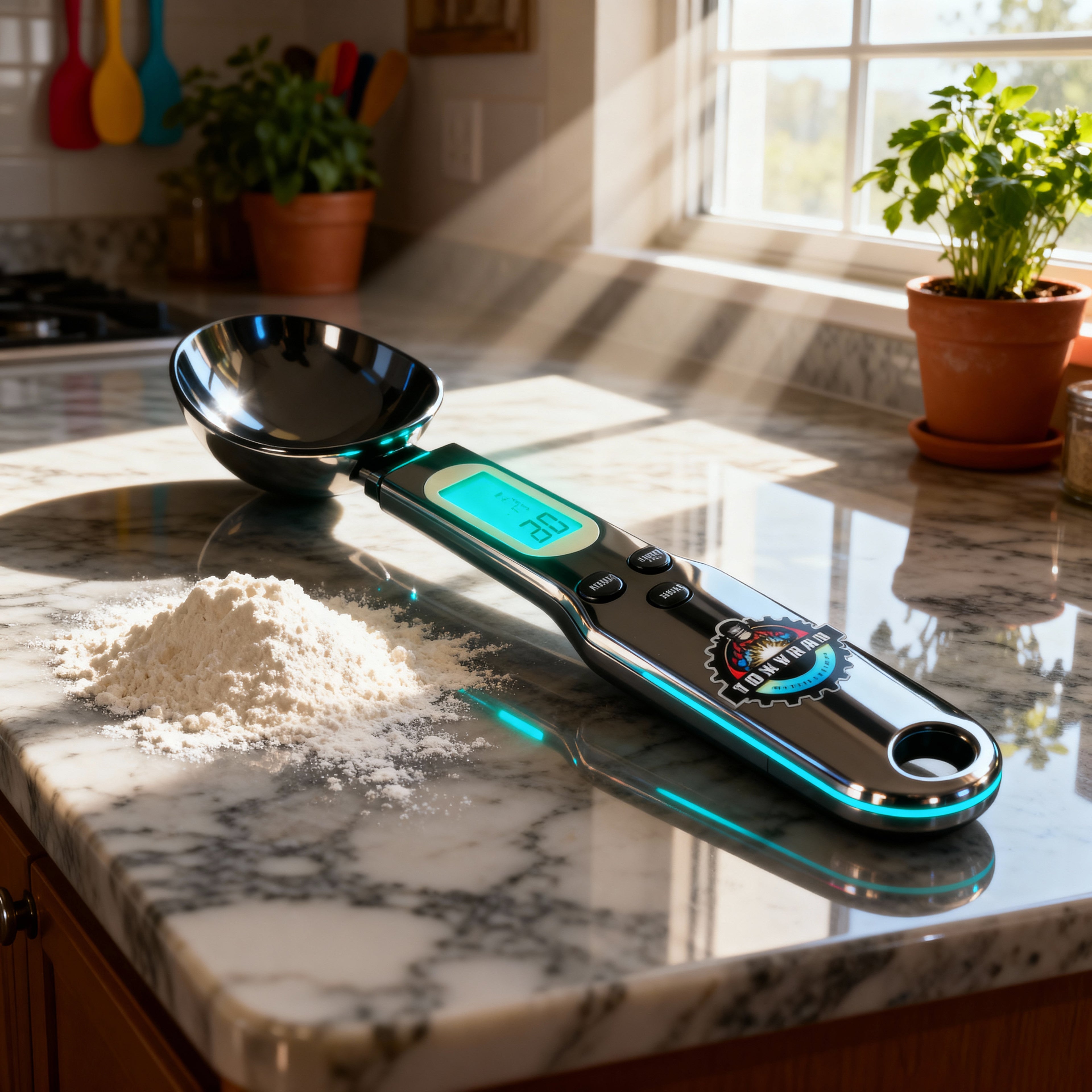 Weight Measure Spoon Black